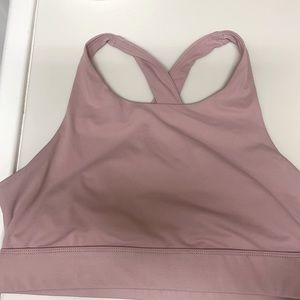Fabletics sports bra, blush color